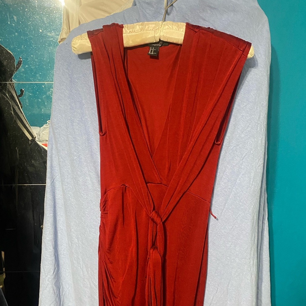 red dress